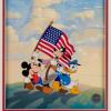 Spirit of America Mickey, Donald, and Goofy Limited Edition Sericel - ID: apr22155 Walt Disney