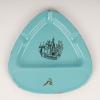 Disneyland Souvenir Pa Teal Metal Ashtray - ID: apr22200 Disneyana