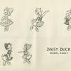 Daisy Duck Photostat Model Sheet - ID: aprdaisy21118 Walt Disney