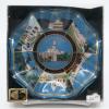 1968 Disneyland Lands Glass Scalloped Plate - ID: aprdisneyland21312 Disneyana