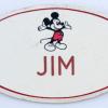 1990s Disneyland Cast Member Jim Name Tag - ID: augdisneyana21184 Disneyana