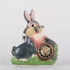 1950s Thumper Ceramic Clock - ID: febdisneyana21543 Disneyana