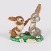 1950s Bambi Thumper & Miss Bunny Twitterpated Figurine by Goebel - ID: goebel0019twitt Disneyana