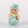1950s Practical Pig Ceramic Piggy Bank by Hagen Renaker - ID: hagen00041pig Disneyana