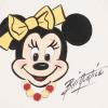 Bill Justice Illustrated Minnie Mouse Paper Plate - ID: janjustice22165 Disneyana