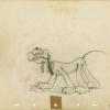 Bone Trouble Pluto Production Drawing - ID: jul22041 Walt Disney