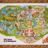1980 Tokyo Disneyland Pre-Opening Map - ID: jun22004 Disneyana