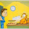 Garfield and John I Want Pizza Large PAWS Print - ID: margarfield22065 Film Roman