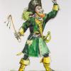 Pirates of the Caribbean Auctioneer Concept Art Disneyland Print - ID: marpirates22155 Disneyana