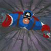 X-Men Old Soldiers Captain America Key Cel and Background - ID: may22102 Marvel