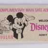 Disneyland 1981 Complimentary Main Gate Admission Book - ID: may22361 Disneyana