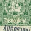 1981 Disneyland Magic Kingdom Club Passport Admission Ticket - ID: may22398 Disneyana
