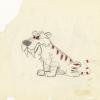 Flintstones Saber-toothed Tiger Development Drawing - ID: novflintstones21049 Hanna Barbera