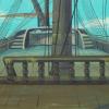 Super Friends Pirate Ship Pan Production Background - ID: oct22043 Hanna Barbera