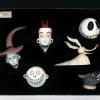 Nightmare Before Christmas Set of (6) Limited Edition Heads - ID: octdisneyana21144 Walt Disney