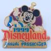 1999 Disneyland Annual Passholder Pin - ID: sepdisneyana21008 Disneyana