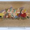 1960s Snow White and the Seven Dwarfs Wood Litho Tray by Hasko - ID: sepdisneyana21035 Disneyana