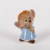 Cinderella Blue Baby Mouse Ceramic Figurine by Shaw Pottery - ID: shaw00042bmouse Disneyana
