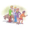The Scooby Gang Limited Edition Lithograph by Bob Singer - ID: BS0001DL Bob Singer