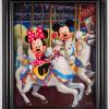 Mickey & Minnie Carousel Limited Edition Print - ID: apr22154 Disneyana