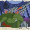 The Incredible Hulk Gamma Warrior Production Cel and Background - ID: aug22620 Marvel