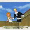 Fantastic Four Johnny Storm and Crystal Production Cel - ID: aug22622 Marvel