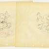 Pair of Nifty Nineties Production Drawings by Ward Kimball - ID: augnifty21162 Walt Disney