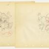 Pair of Nifty Nineties Production Drawings by Ward Kimball - ID: augnifty21163 Walt Disney