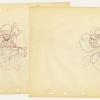 Pair of Nifty Nineties Production Drawings by Ward Kimball - ID: augnifty21165 Walt Disney