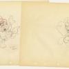 Pair of Nifty Nineties Production Drawings by Ward Kimball - ID: augnifty21167 Walt Disney