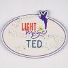 Disneyland Light Magic Cast Member Ted Name Tag (1997) - ID: dec22121 Disneyana