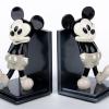 Mickey Mouse Black and White Bookends - ID: dec22458 Disneyana