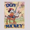 Walt Disney's Don Mickey Hardcover Book (1937) - ID: feb23266 Disneyana