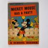 Mickey Mouse Has a Party School Reader (1938) - ID: feb23424 Disneyana