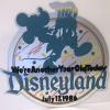 Disneyland 31st Birthday Park Used Lamppost Sign - ID: juldisneyana21099 Disneyana