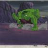 Incredible Hulk Smashing Production Cel and Background - ID: junxmarv008 Marvel