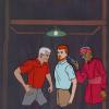 Jonny Quest Riddle of the Gold Production Cel - ID: mar23101 Hanna Barbera