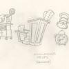 Tiny Toon Adventures K-ACME TV "Miscelaneous Props" Pencil Model Drawing - ID: oct23220 Warner Bros.