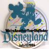 Disneyland 31st Birthday Lamppost Sign (1986) - ID: septdisneyland20008 Disneyana