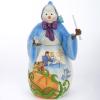 Fairy Godmother 'Bibbidi Bobbidi Yule' Snowman Figurine (2015) - ID: 045544769631 Disneyana
