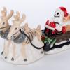 Santa Jack Skellington & Bonedeer Salt and Pepper Shaker Set (2014) - ID: 748787252167 Disneyana