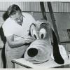 Making Pluto's Head Finishing Touches 8x10 Promotional Press Photograph (1970) - ID: aug22046 Disneyana