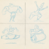 Richie Rich Irona Robotic Maid Development Drawing (1980) - ID: feb24105 Hanna Barbera