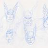 1990s Unmade Thor Animated Series Development Drawing  - ID: feb24192 Marvel