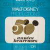 Walt Disney Productions Oversized 50th Anniversary French Poster - ID: jandisney22162 Walt Disney