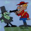 Dudley Do-Right & Snidely Whiplash Jay Ward Scene Cel (c. 1970s) - ID: jul24166 Jay Ward