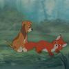 The Fox and the Hound Production Cel and Preliminary Background (1981) - ID: jul24171 Walt Disney