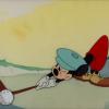 Canine Caddy Mickey Mouse Production Cel and Background (1941) - ID: jul24186 Walt Disney