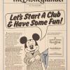 Disneylander Newsletter Vol. 1, No. 1 (1983) - ID: jun22730 Disneyana