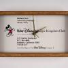 Walt Disney Magic Kingdom Club Employee Gift Clock (c.1980s) - ID: jun23162 Disneyana